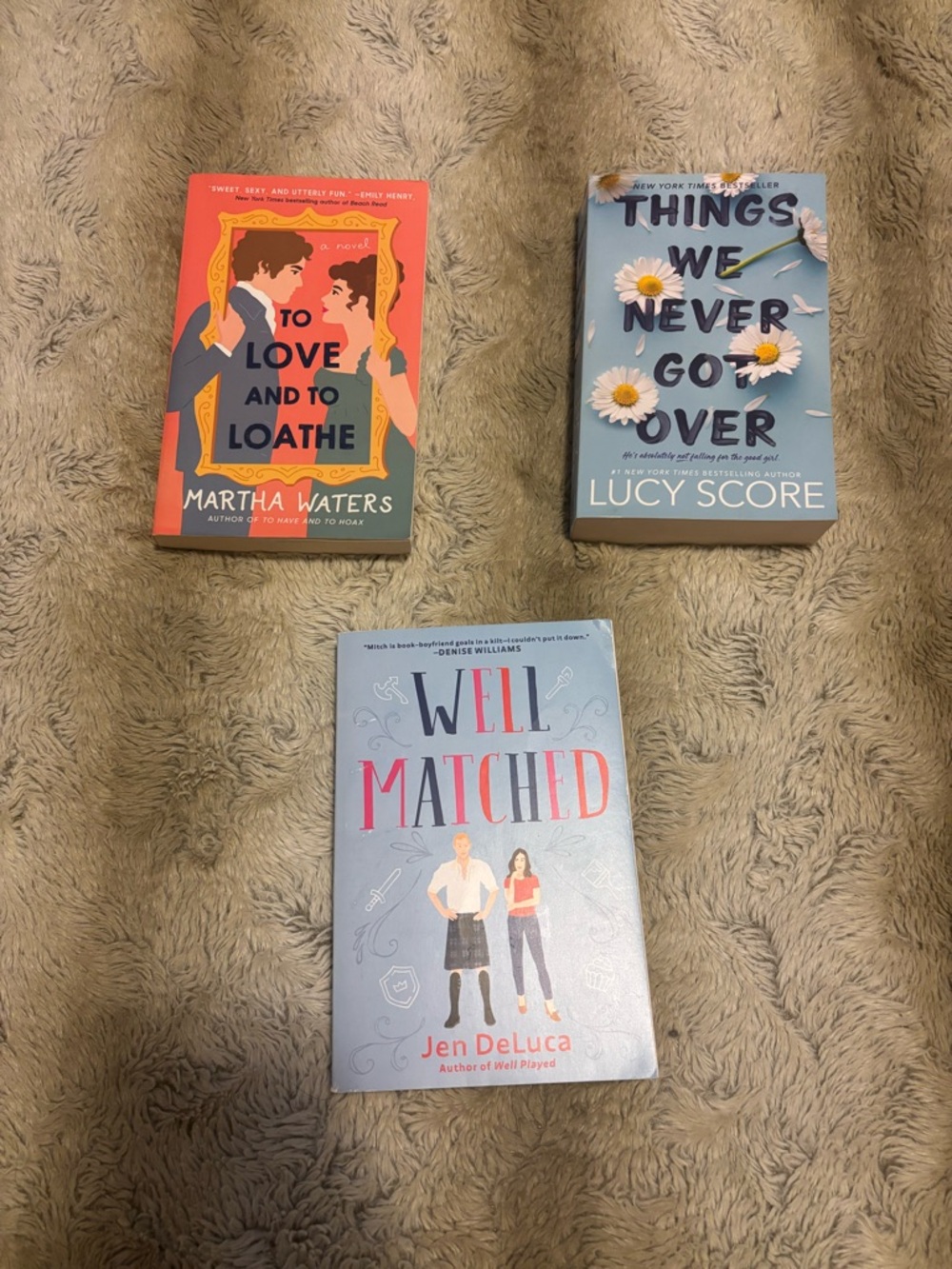 Romance book bundle - Lucy Score, Martha Waters, Jen DeLuca